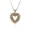 Image 1 : 14KT Yellow Gold 1.00 ctw Diamond Pendant With Chain