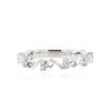 Image 1 : 18KT White Gold 0.25 ctw Diamond Ring