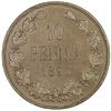 Image 2 : FINLAND: Alexander III, 1881-1894, AE 10 pennia, 1890