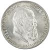 Image 1 : BAVARIA: Luitpold, prince regent, 1886-1913, AR 5 mark, Munich, 1911-D