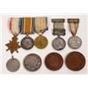 Image 1 : A Group of Family Medals, comprising Crimea medal with Sebastopol bar, and Turkish Crimea medal a...