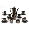 Image 1 : A Portmeirion Arabian Brocade pattern Coffee Set, designed by Susan Williams-Ellis (16) £ 50 - 80...