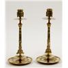 Image 1 : A Pair of Victorian Brass Candlesticks, in the Egyptian revival style  See illustration £ 30 - 50...