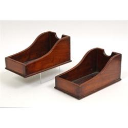 A Pair of George III Mahogany Bottle Stands, possibly Irish  See illustration £ 60 - 100...