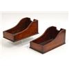 Image 1 : A Pair of George III Mahogany Bottle Stands, possibly Irish  See illustration £ 60 - 100...