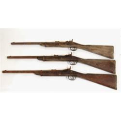 A Group of Victorian Naval Carbine Rifles, used by the Boys Brigade for practise £ 50 - 70...