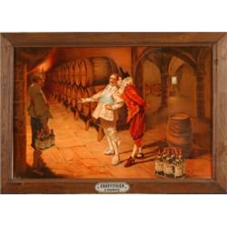 A Courvoisier Cognac Advertising Picture, 40 x 61 cm  See illustration...