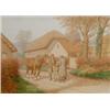 Image 1 : Stanley Anderson, a hazy winter morning, watercolour, signed, 22.5 x 31 cm (with Royal Academy of...