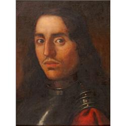 English School, bust portrait of Henry Ireton, Oliver Cromwell's son-in-law, oil on canvas, 40 x...