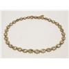 Image 1 : A Ladies Yellow Metal Necklace Set 34 Graduated Oval Beryls, with 9ct gold safety chain £ 700 - 9...
