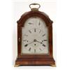 Image 1 : A Late 18th Century/Early 19th Century Bracket Clock, the arched silvered dial signed "S & C Joyc...