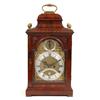 Image 1 : A Late 18th Century Bracket Clock, the arch square brass and silvered dial signed on an applied b...