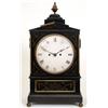 Image 1 : A Regency Bracket Clock, the convex painted dial with Roman numerals, fitted an 8 day twin fusee...