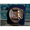 Image 3 : Beautiful Hand Made Native American Sterling Belt Buckle-Turquoise, Coral, Hawk Talon