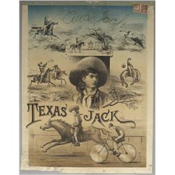 Rare Texas Jack Lithograph