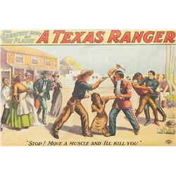 A Texas Ranger Lithograph