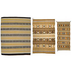 Three Navajo Rugs