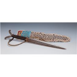 Athabascan Knife & Pony Beaded Sheath