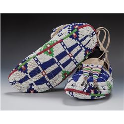 Sioux Fully Beaded Moccasins