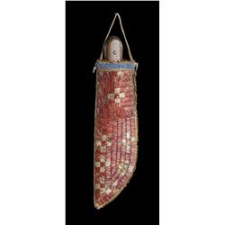 Sioux Quilled Sheath with Knife