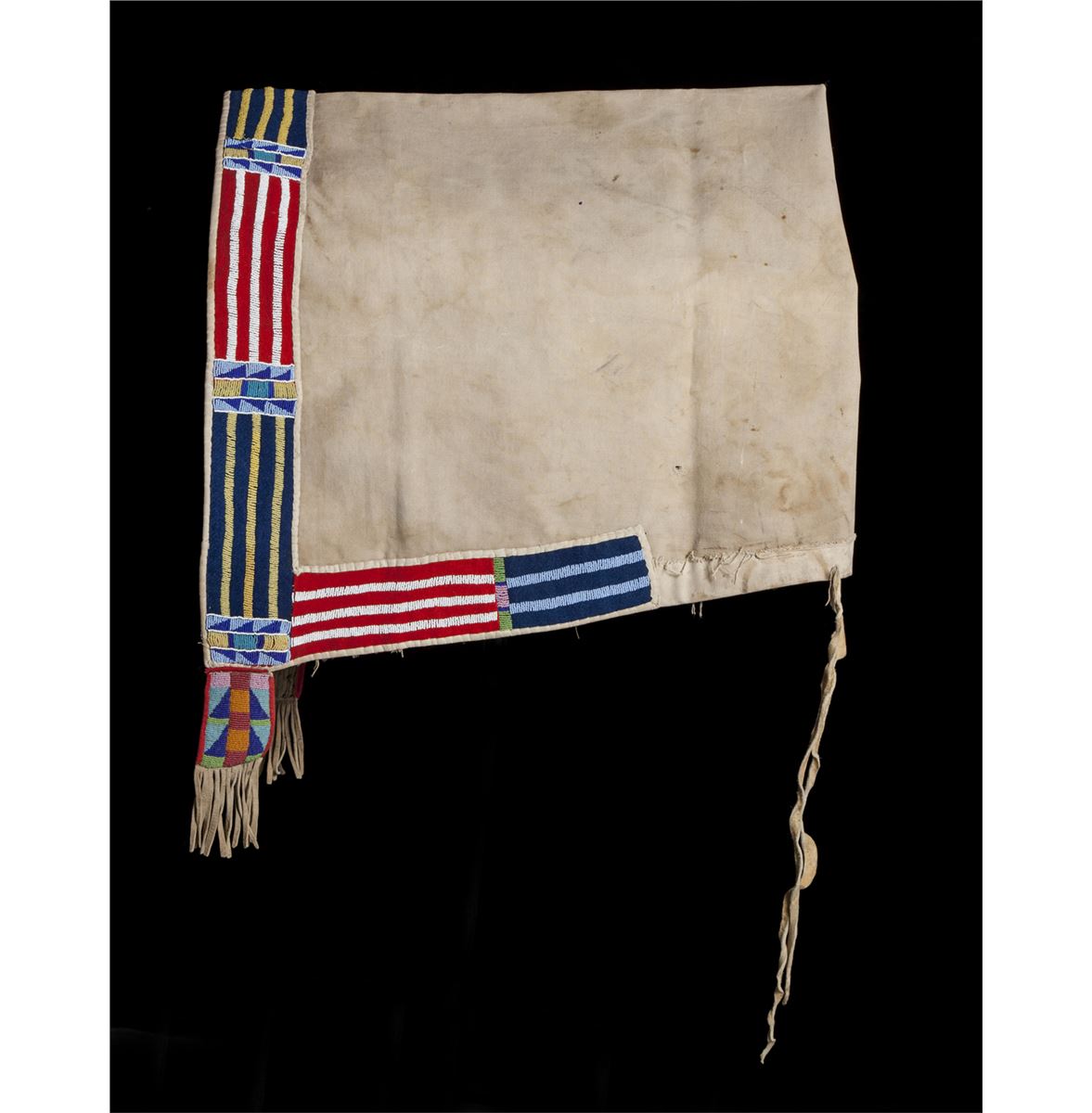 Crow Beaded Saddle Blanket