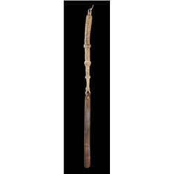 Early Braided Rawhide Quirt