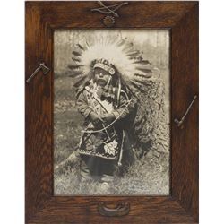 Framed Indian Child Photograph
