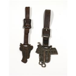 2 Kingsville, Texas Saddle Watch Fobs