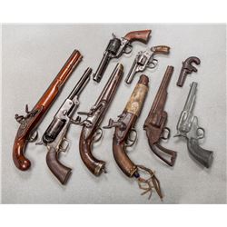 Lot of 9 Frontier Pistols