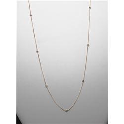 #4 10K GOLD DIAMOND 0.48ct. NECKLACE