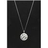 Image 1 : #10 14K GOLD 74 DIAMOND 0.50ct PENDANT NECKLACE