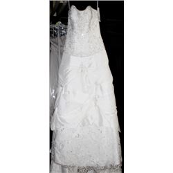 MORI LEE 2138 WEDDING DRESS SIZE:12