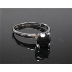 #14 14K GOLD BLACK DIAMOND 1.60ct RING