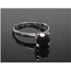 Image 1 : #14 14K GOLD BLACK DIAMOND 1.60ct RING