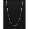 Image 1 : #15 10K GOLD SAPPHIRE 8.10ct & MOON STONE NECKLACE