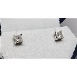 #20 14K GOLD DIAMOND 0.70ct EARRINGS W/ SCREWBACKS