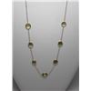 Image 1 : #21 10K GOLD LEMON QUARTZ 20.0ct NECKLACE