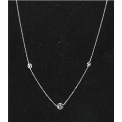 #23 14K GOLD DIAMOND 0.90ct NECKLACE
