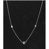 Image 1 : #23 14K GOLD DIAMOND 0.90ct NECKLACE
