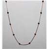 Image 2 : #28 10K GOLD BLACK DIAMOND 2.0ct NECKLACE
