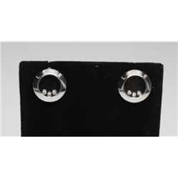 #29 14K GOLD DIAMOND 0.06ct LOVE EARRINGS