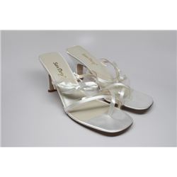 SATIN PARTY HIGH HEEL DRESS SHOES SIZE:8