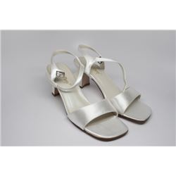 SATIN PARTY HIGH HEEL DRESS SHOES SIZE:6.5