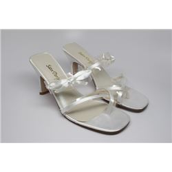 SATIN PARTY HIGH HEEL DRESS SHOES SIZE:6