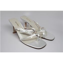 SATIN PARTY HIGH HEEL DRESS SHOES SIZE:9.5