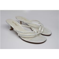 SATIN PARTY LADIES DRESS SHOES SIZE:6.5