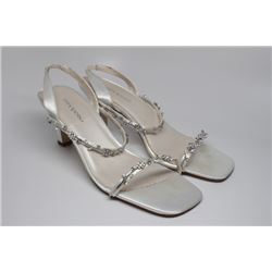 SATIN PARTY HIGH HEEL DRESS SHOES SIZE:9