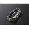 Image 1 : #31 14K GOLD BLACK & WHITE DIAMOND 0.12ct RING