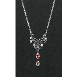 #32 14K GOLD COLOURED SAPPHIRE 2.0ct & DIAMOND