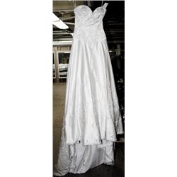 DARK IVORY WEDDING DRESS SIZE:8